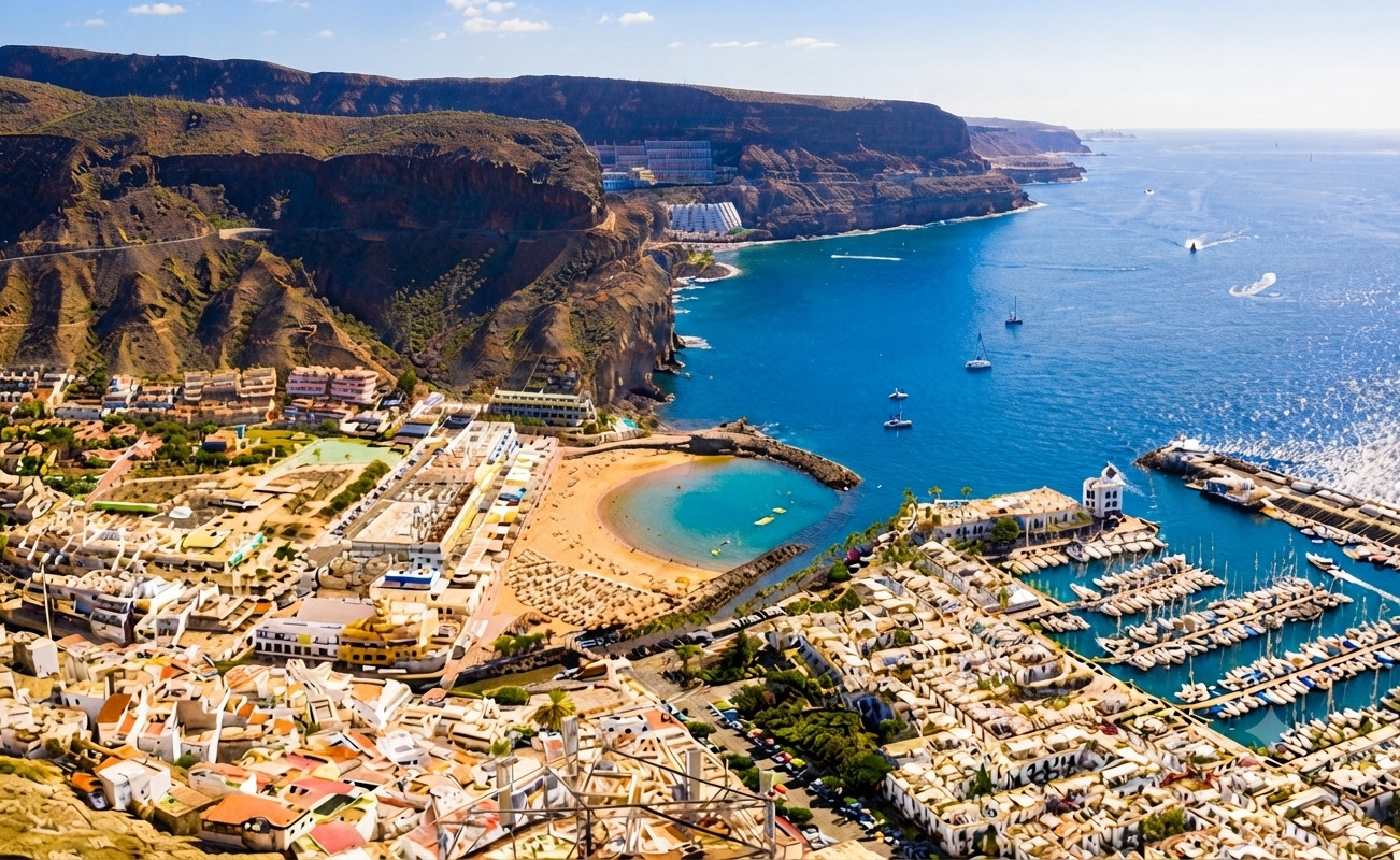 Visita al Puerto de Mogán y su mercado
